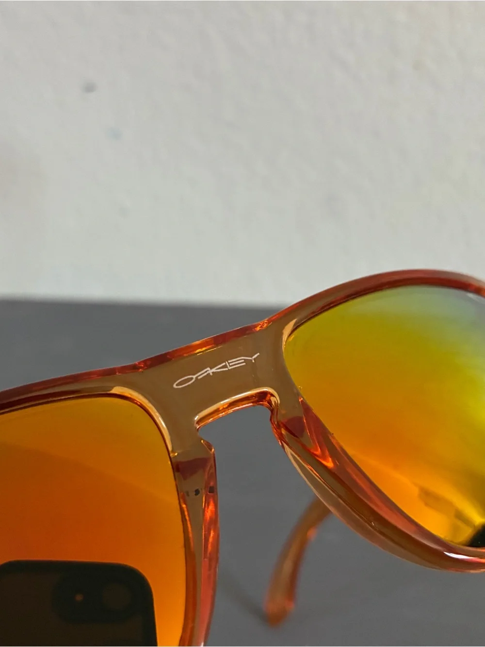 Vintage 90s Oakley Holbrook Sunglasses Made in USA 009102-02 55 18 UV Protection